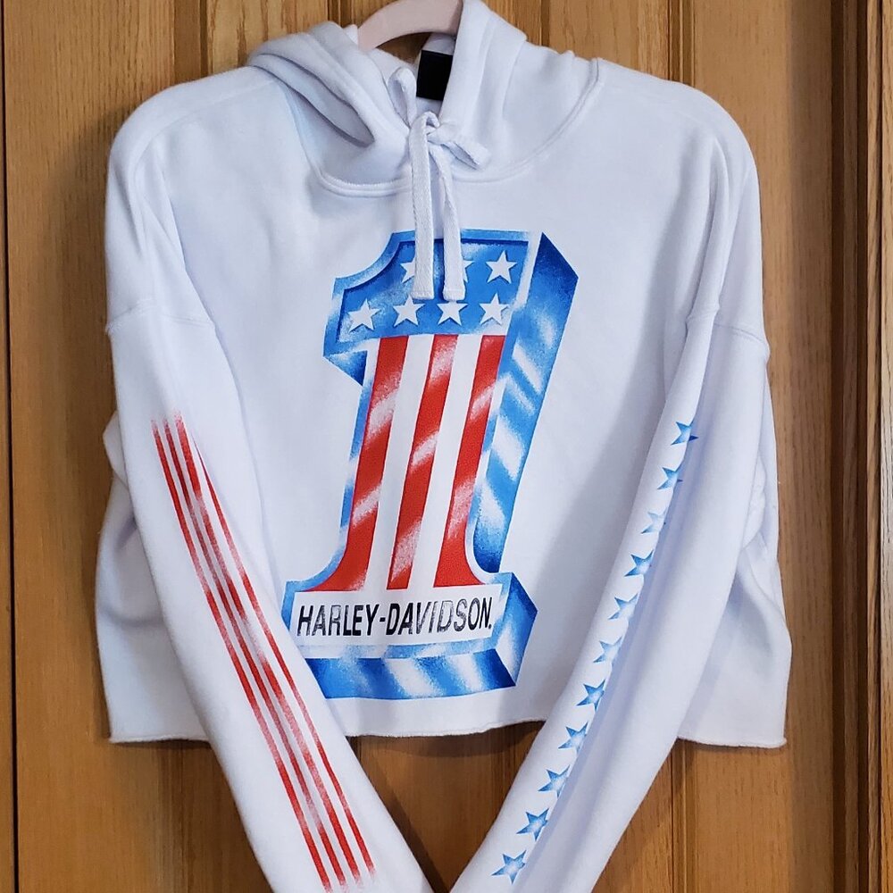 Harley Davidson Crop Hoody